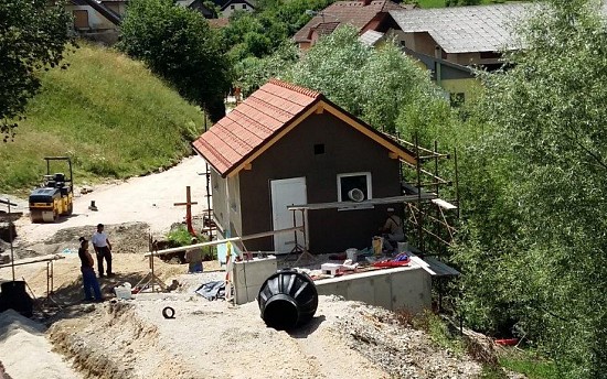 In Tuhinj Valley, both the construction and improvement of water supply network continue